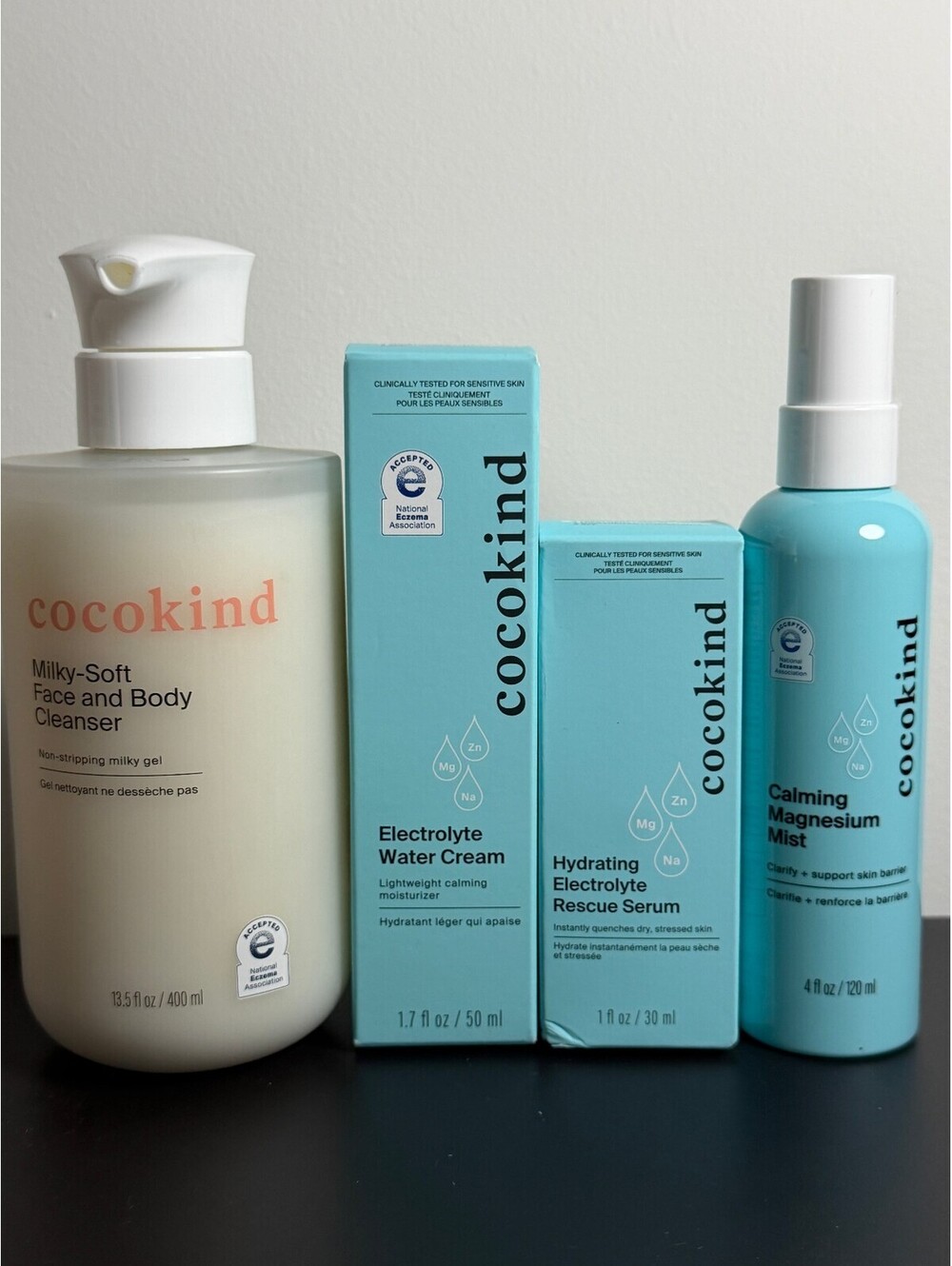 Cocokind body and skincare set of 4